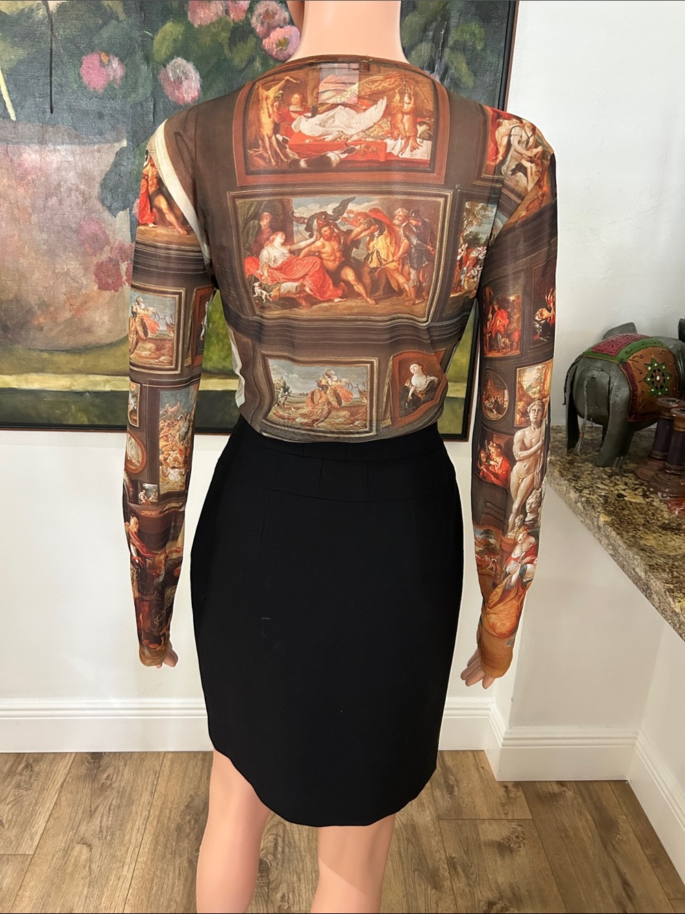 Zara renaissance mesh bodysuit - Picture 7 of 13